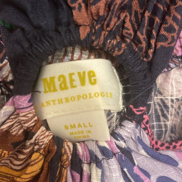 Anthropologie Maeve Cut Out Maxi Dress. Worn once. Great condition. - Picture 4 of 6